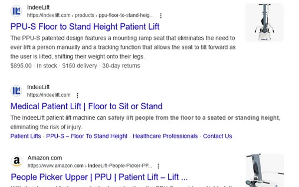 SERP Dominance Multiple Listings